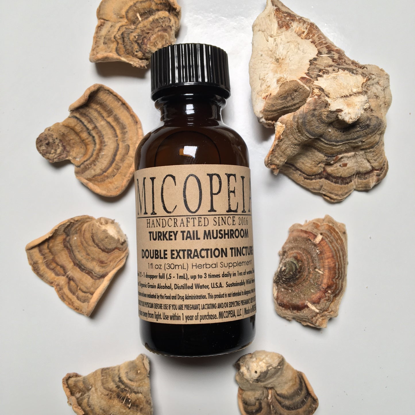 Turkey Tail Mushroom Double Extraction Tincture