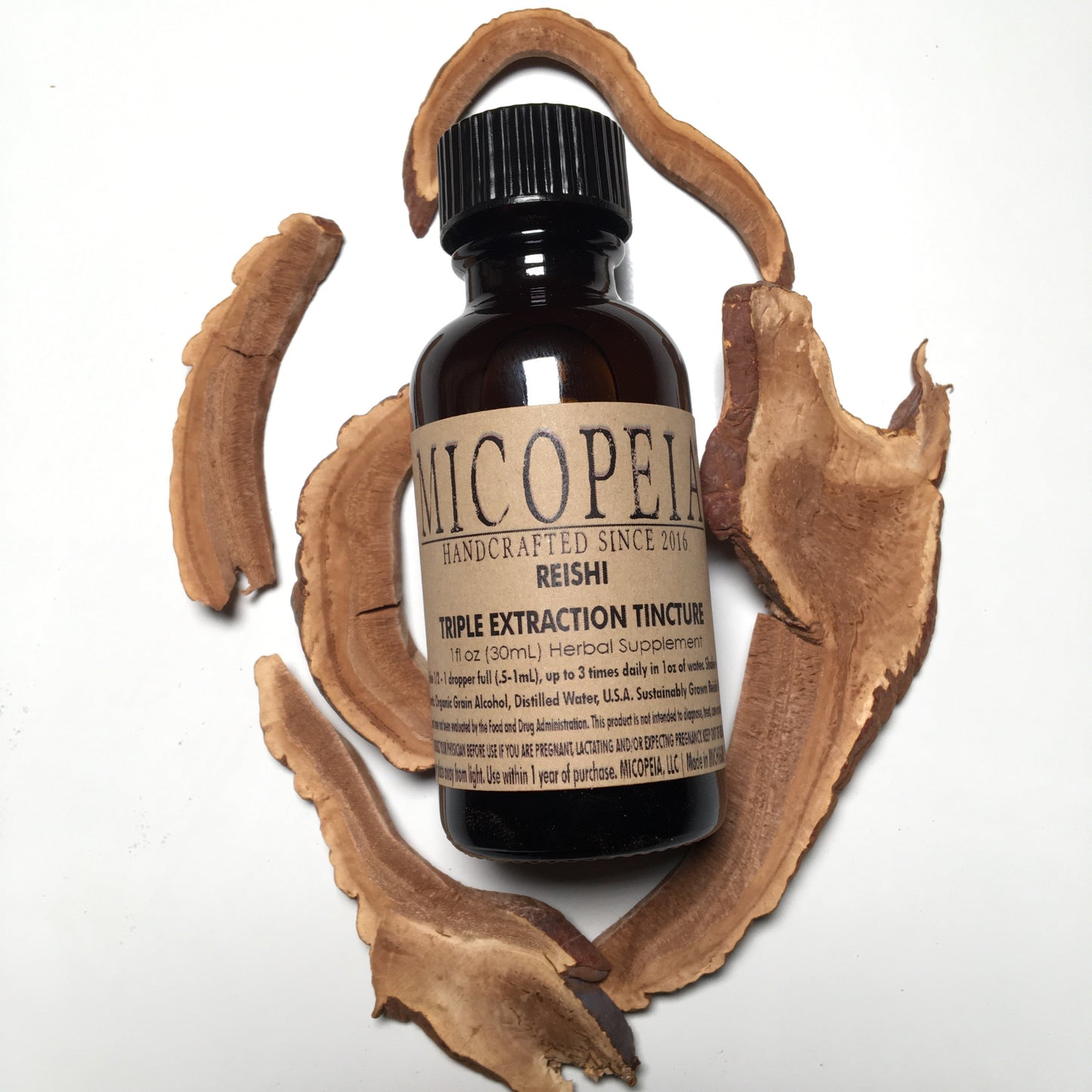 Reishi Mushroom TRIPLE Extraction Tincture - Antioxidant & Immune Support