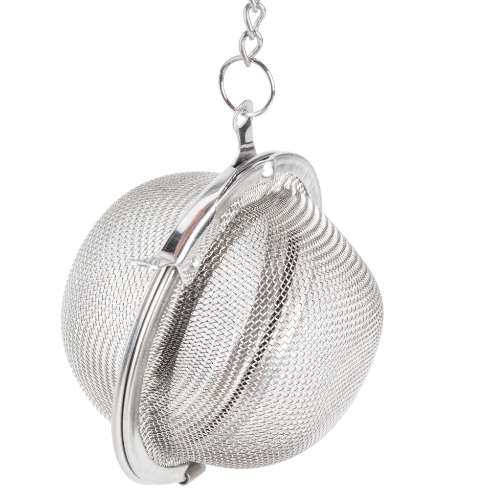 Tea Ball Infuser & Strainer with Chain Hook - Easy Brewing for Perfect Tea